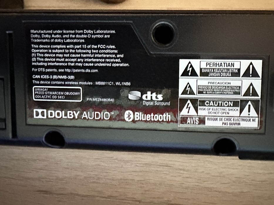 Soundbar LG wireless  SJ3