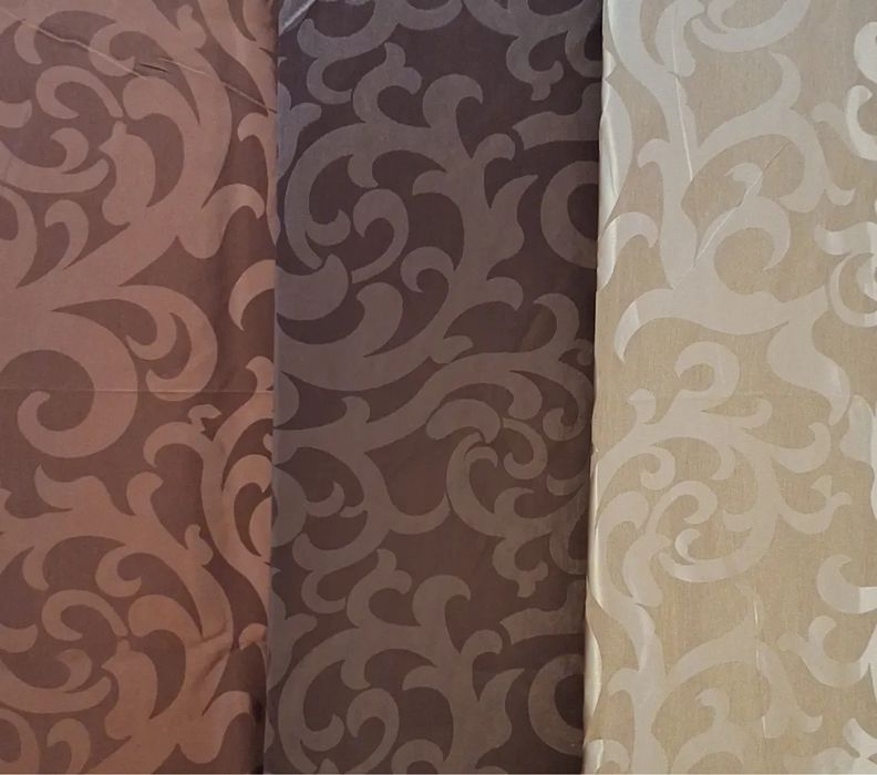 Шторы, гардины, штора с вензелями разные цвета