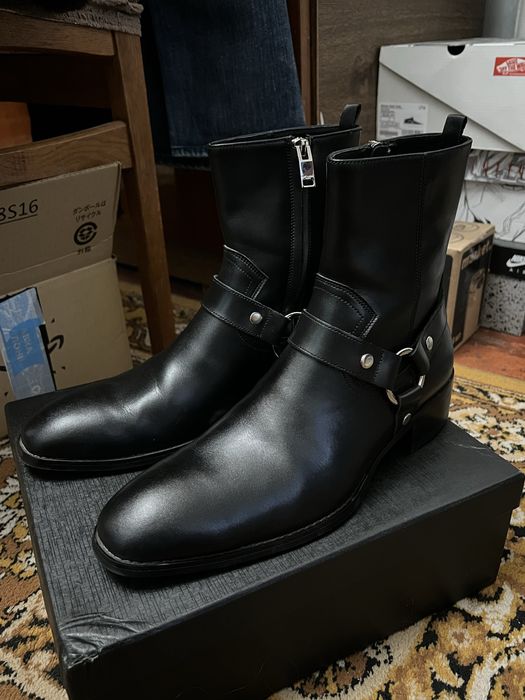 Saint Laurent Paris wyatt boots