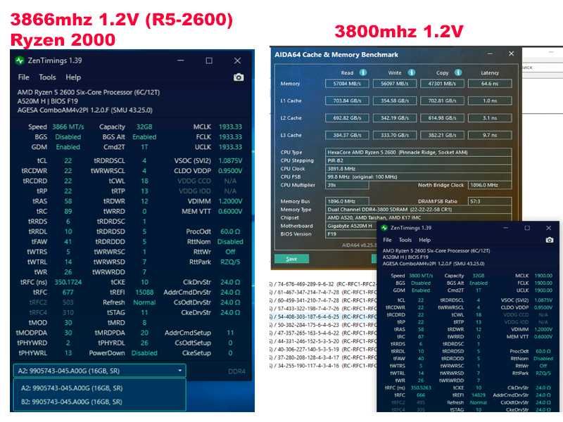 DDR4 32GB 2x16 3200-3600-3800 xmp Kingston Custom | Micron Rev. E