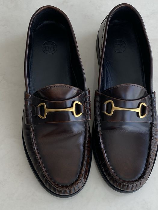Шкіряні лофери Massimo Dutti