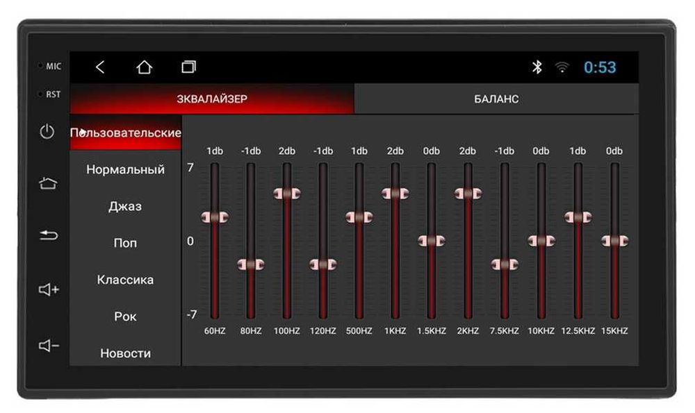 Автомагнітола універсальна 2 дин Dakota 2032 2gb 32gb 2DIN Allwinner