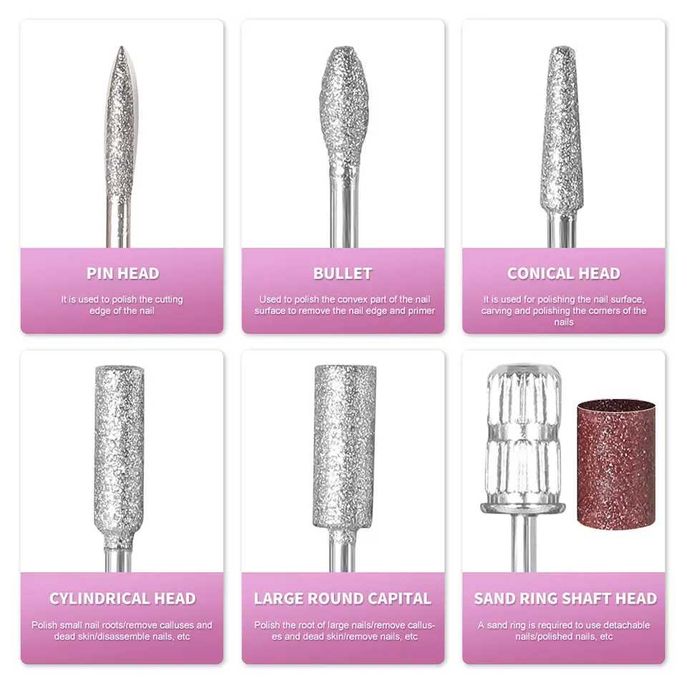 broca de unhas 45mil rpm nova