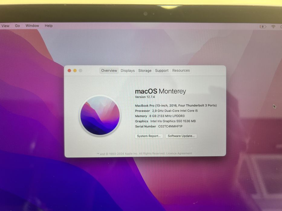 MacBook Pro 2016 TouchBar 13” i5 SSD 512Gb - Mafra/Oeiras