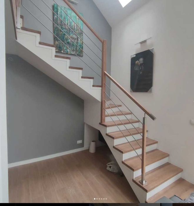 Stopnie drewniane schody trepy JESION -lite drewno