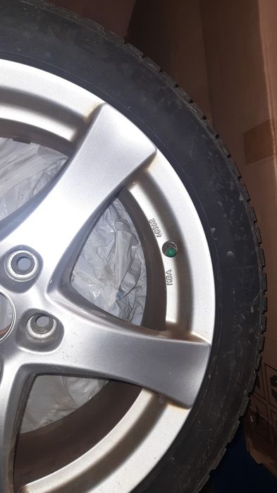 Jantes 17" com pneus inverno usados 225 45 R17