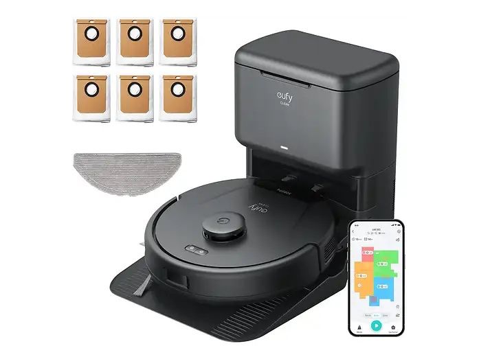 Робот пилосос Eufy L60 з самоочисною станцією SES НОВИЙ, ОРИГІНАЛ, еуфі л60
