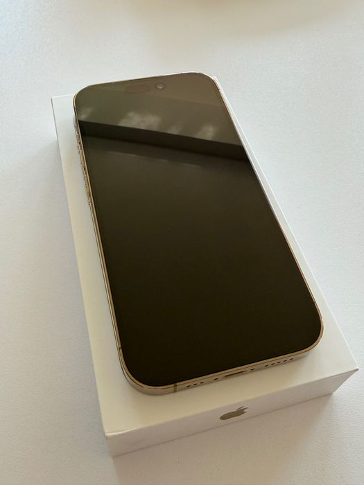 Złoty iPhone 14 Pro 128GB w bardzo dobrym stanie