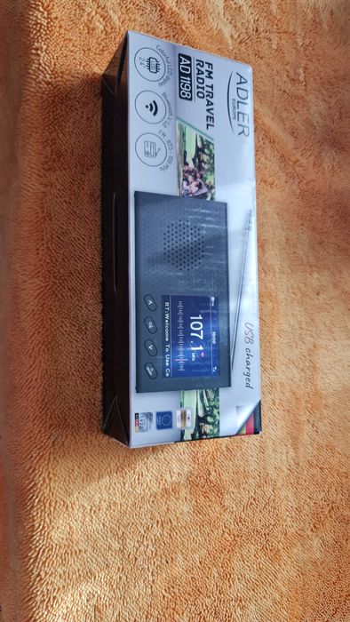 Adler AD 1198 Radio Przenośne - LCD - FM - Bluetooth - Zegar