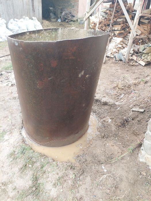 Бочка Чугунна грубостінна 5мм 500л