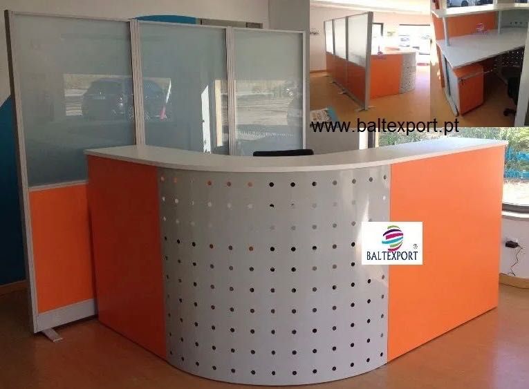Balcão de recepção composto por 3balcões p/ fazer formato em L Novo