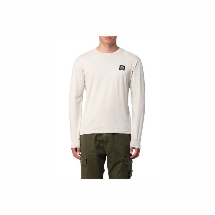 Лонгслів STONE ISLAND 22713 Long Sleeve White