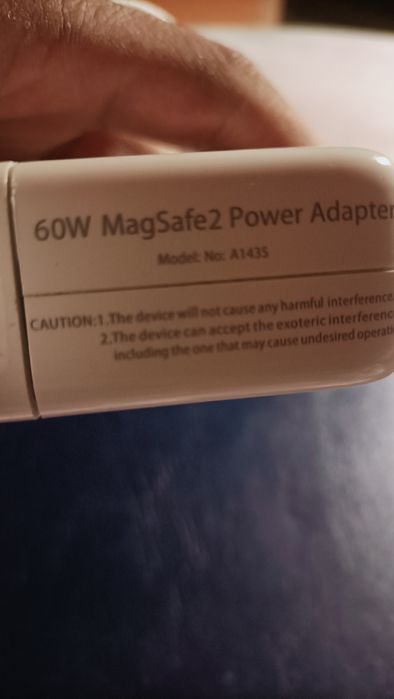 MacBook 2 Power 60Wat 16.5V 3.65A