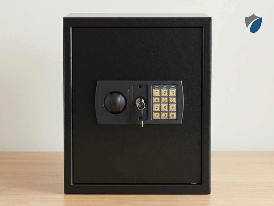 SEJF DOMOWY kasetka SZYFR zamek ELEKTRONICZNY na pieniądze dokumenty
