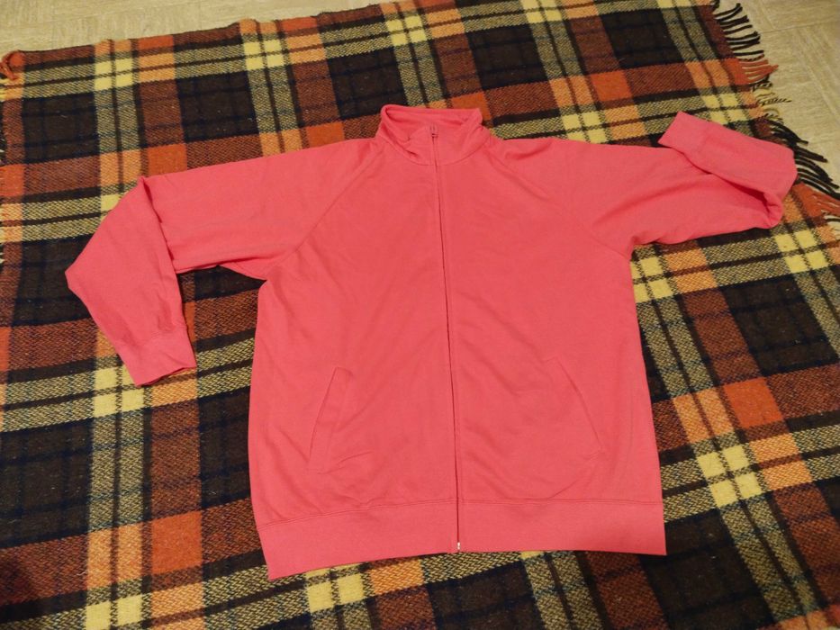 .реглан кофта с молнией трикотаж большой 60 размер