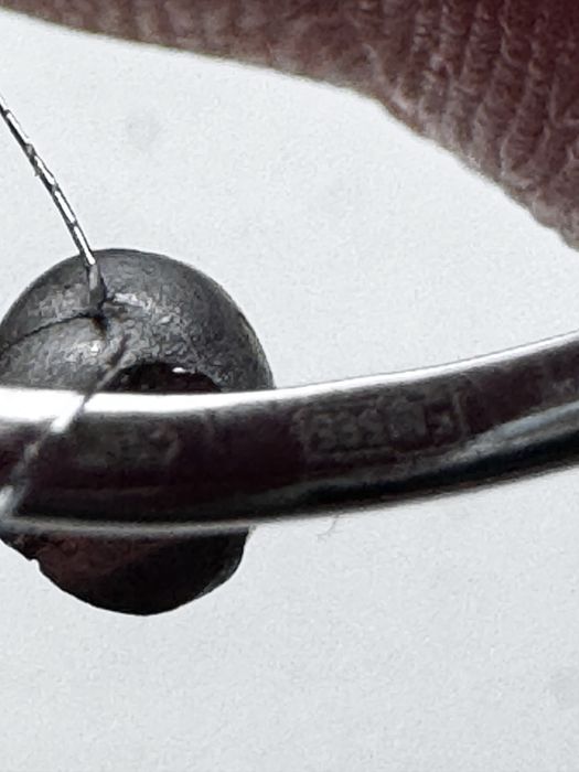 Нежное золотое кольцо с натуральным бриллиантом с белого золота 585