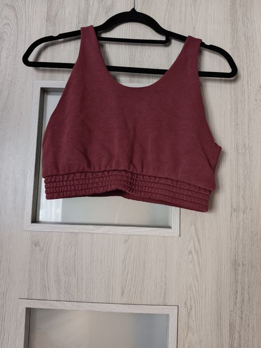 Burgundowy top sportowy Converse r. M