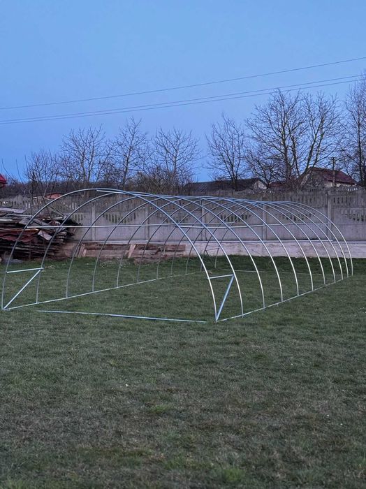 Теплиця з профілем 25мм 40м² 10х4х2 Парник для саду дачі Теплиці НОВІ