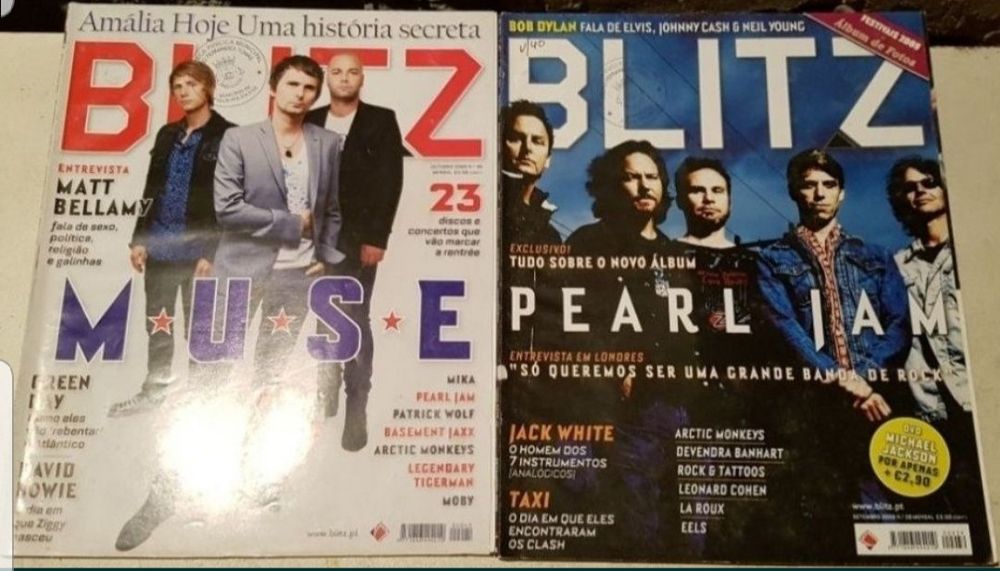 Revistas Nacional Geográphic e da Blitz