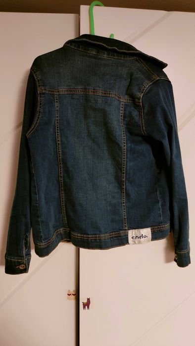 kurtka dżinsowa dla dziewczynki Endo, 140cm