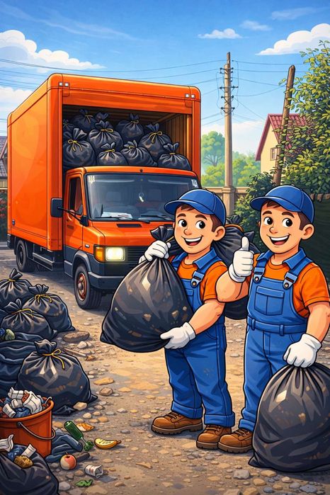 Вивіз сміття ,Вывоз мусора,демонтаж, вивіз буд сміття, різноробочі.