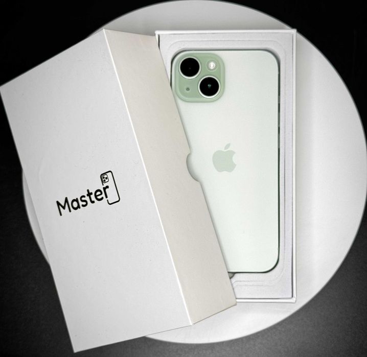 Apple iPhone 15 128GB Green jak nowy 100% bat 6msc gwarancji