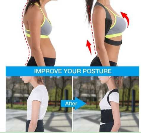 Cinta de Correção Coluna Costas Corcunda - homem e mulher