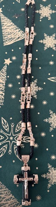 Золотой крест с цепью(585проба ) 4490гр - грамм