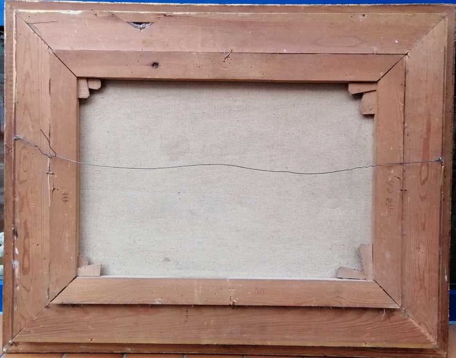 Pejzaż morski, olej/płótno, Hans Peter Engmann (ur.1879- zm.1938)