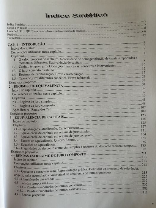 Livro de cálculo financeiro