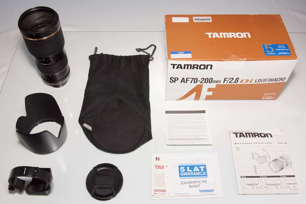 Obiektyw TAMRON SP AF 70-200mm f/2.8 Di Macro do Nikon # Gwarancja FV