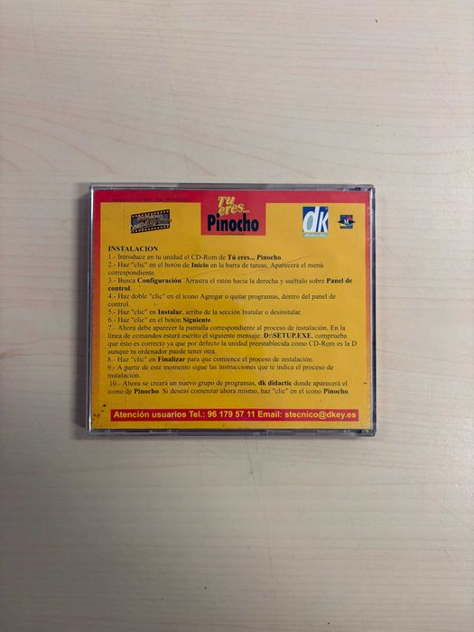 Jogo PC Tu eres, Pinocho