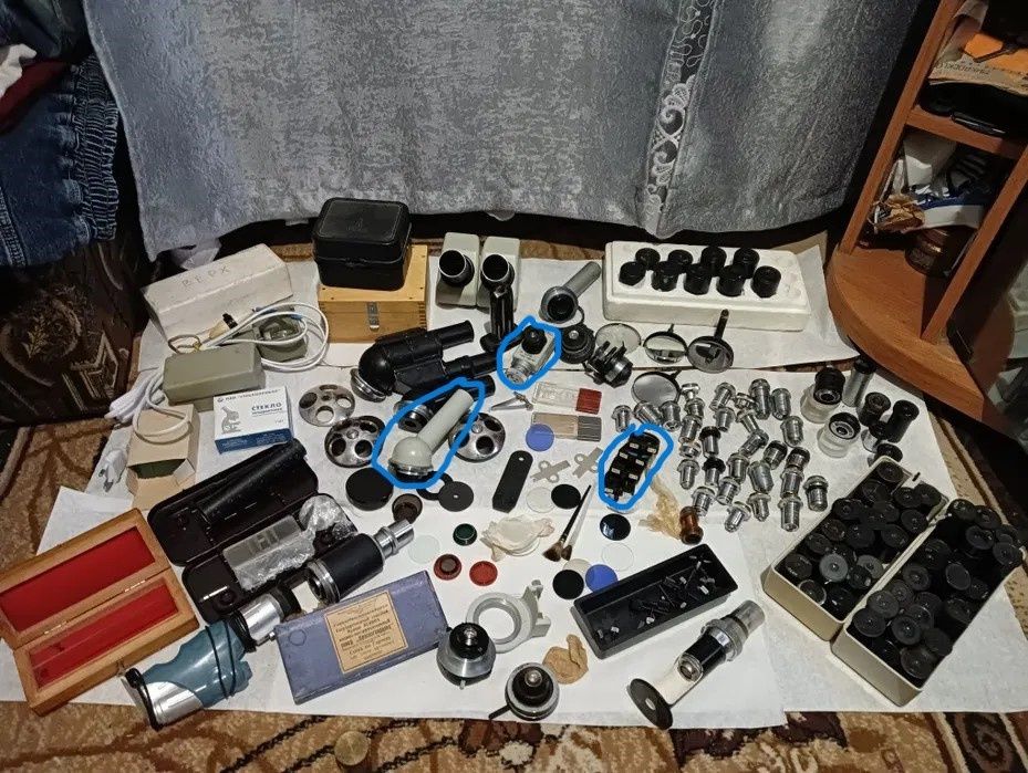 Продам обєктиви окуляри для микроскопа