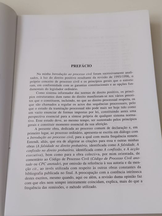 A acção declarativa comum