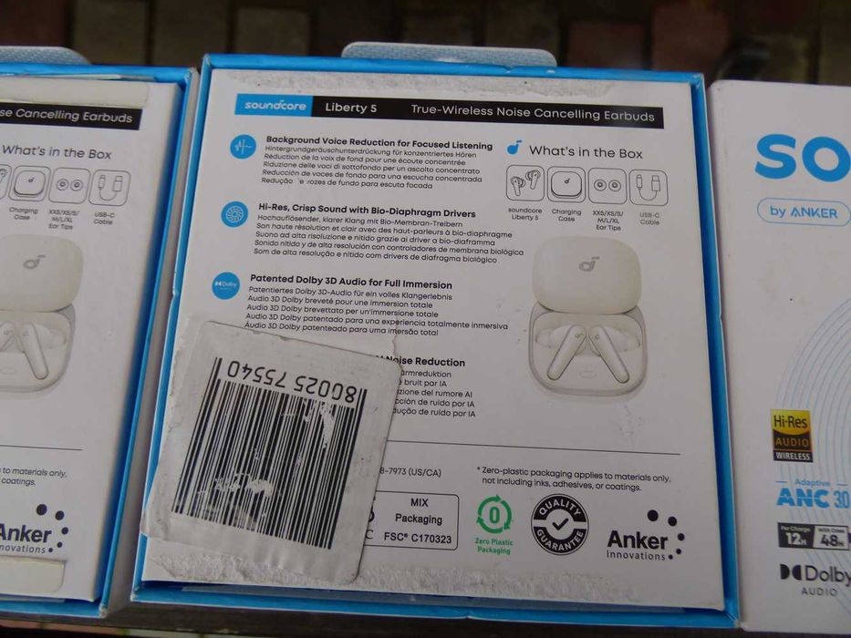 Навушники Anker SoundCore Liberty 5 White