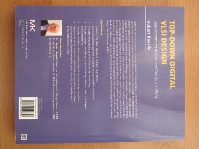 Livro técnico em inglês "Top-Down Digital VLSI Design" by Hubert Kaesl