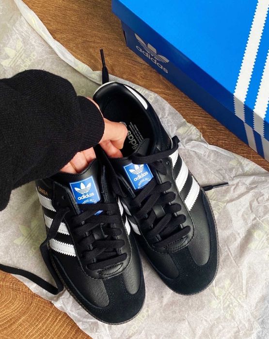 czarne adidas SAMBA buty dla pary oryginalne sneakersy R.39
