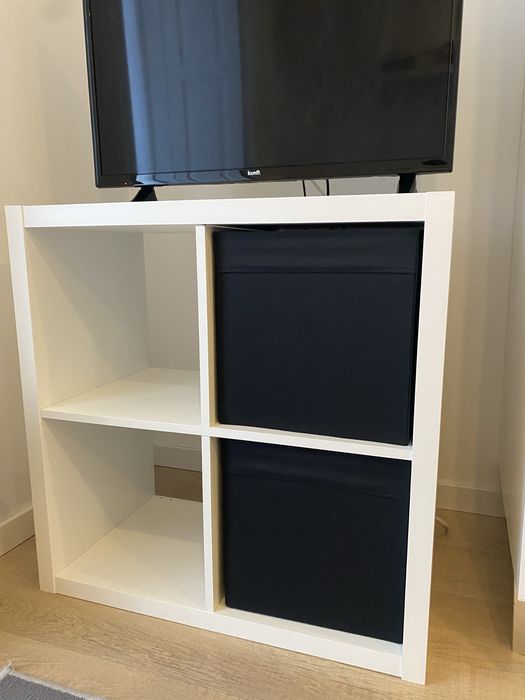 IKEA KALLAX Estante, branco, 77x77 cm