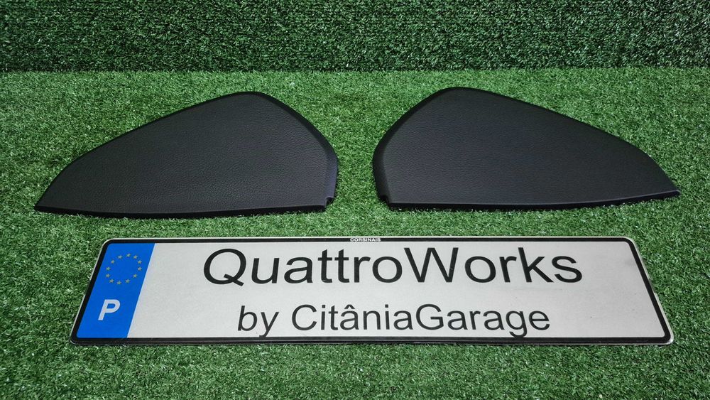 Tampas Laterais Tablier Pretas Originais Audi A4 B6 B7 8E - Excelente Estado