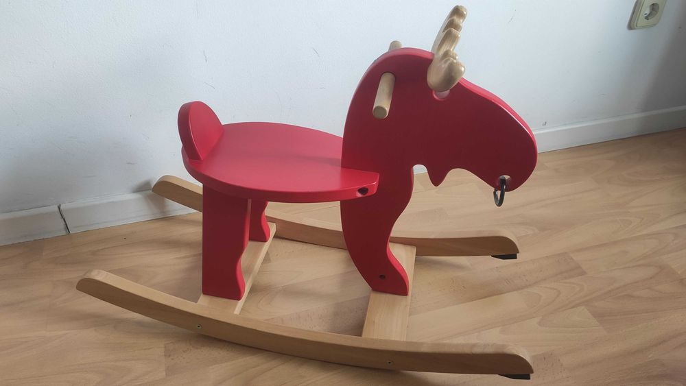 Baloiço alce em madeira