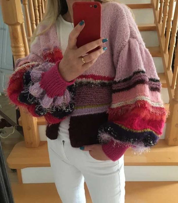 sweter-merino, alpaka , moher
