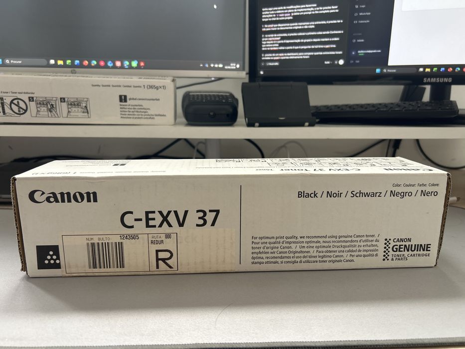 Toner Canon C-EXV 37 novo!