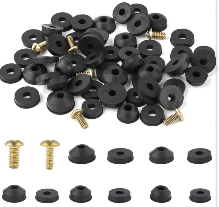 58 sztuk podkładek do kranów