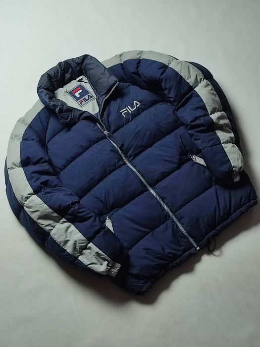 Куртка зимняя пуховик Fila EUR M (р.46) бу ориг мужская  Rab TNF Фила