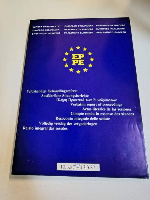 Relato integral das sessões / Vertatim report of proceedings