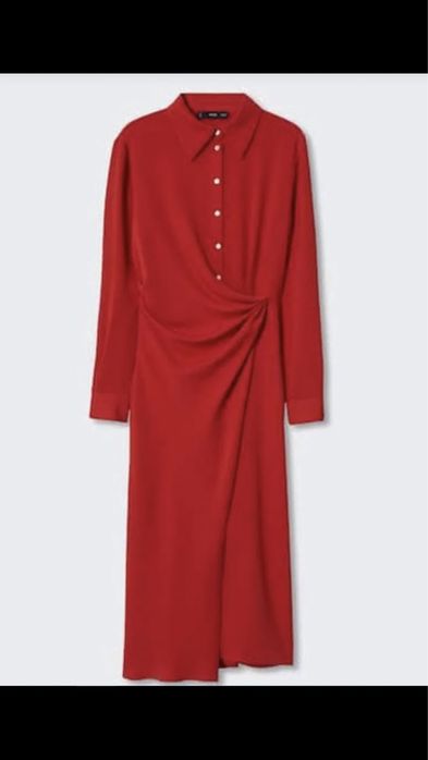 Vestido Mango vermelho - NOVO por estrear