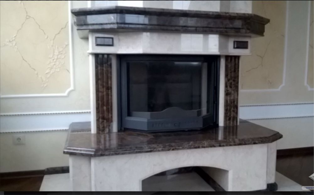 Łazienki, układanie płytek, kamienia, parapety, kominki.