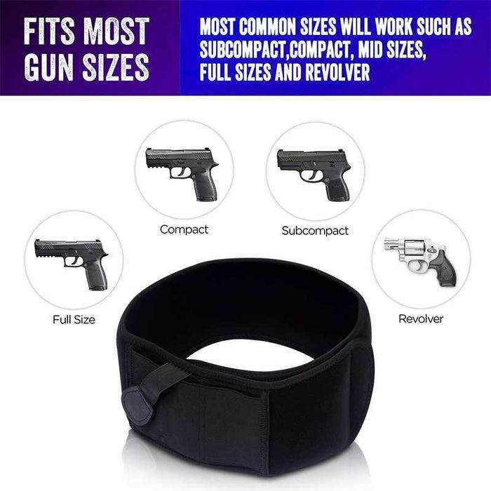 Кобура прихованого носіння на талію та пояс.