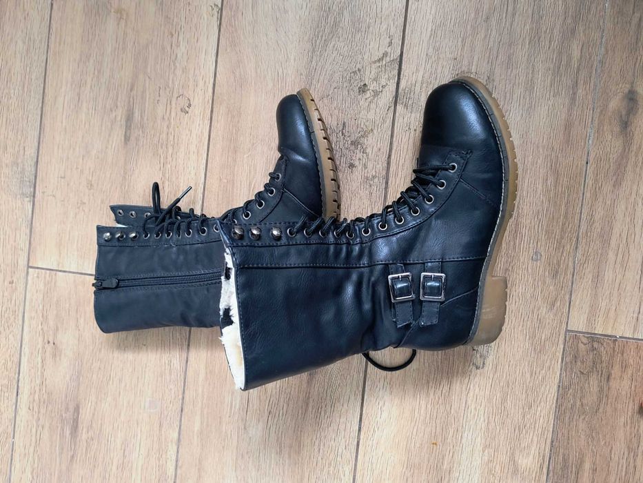 Buty ocieplane kozaki rozmiar 37