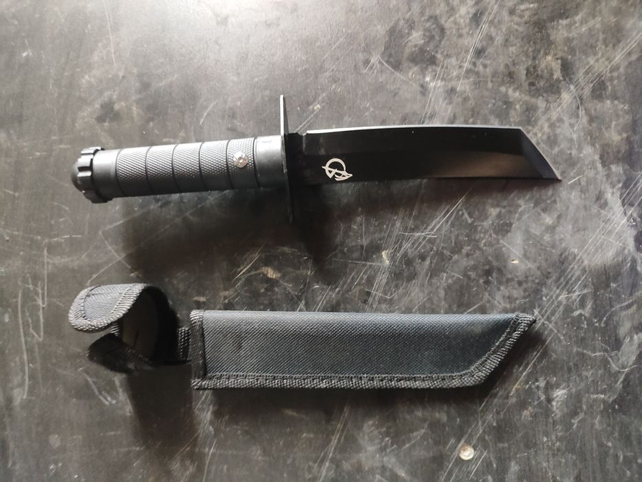 Faca de acampamento estilo samurai